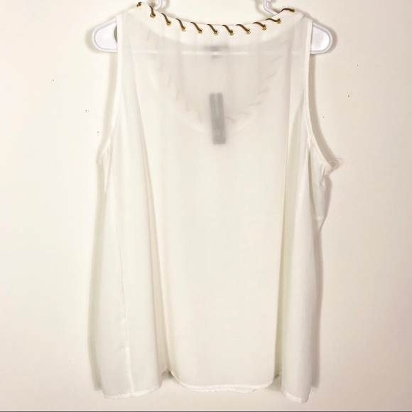 New Directions Ivory Layering Loose Fit Cami Tank - Picture 7 of 7